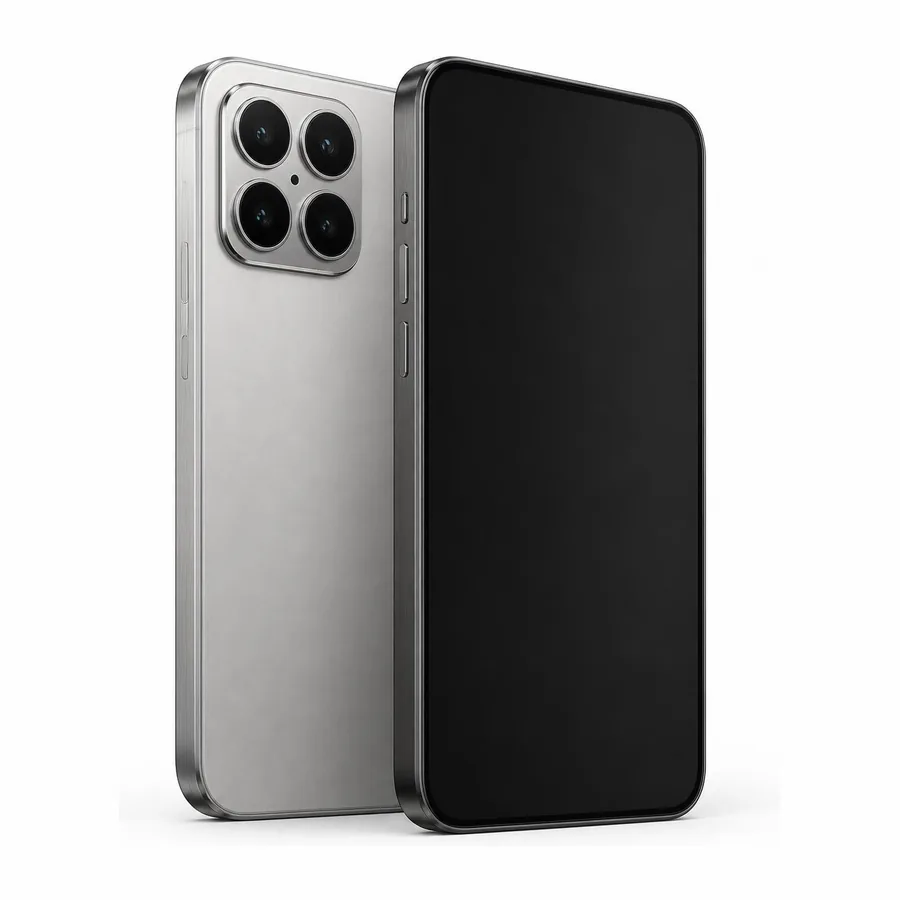 Refurbished premium smartphones, front and back